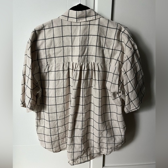 A Bronze Age Linen Romeo Button Down Shirt XS - Picture 4 of 6